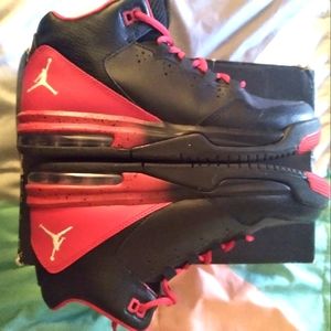 Red & Black dope Jordan's